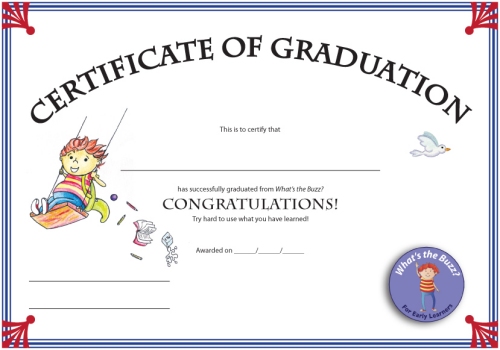Interim graduation certificates and certificate of graduation