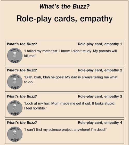 Role-play cards